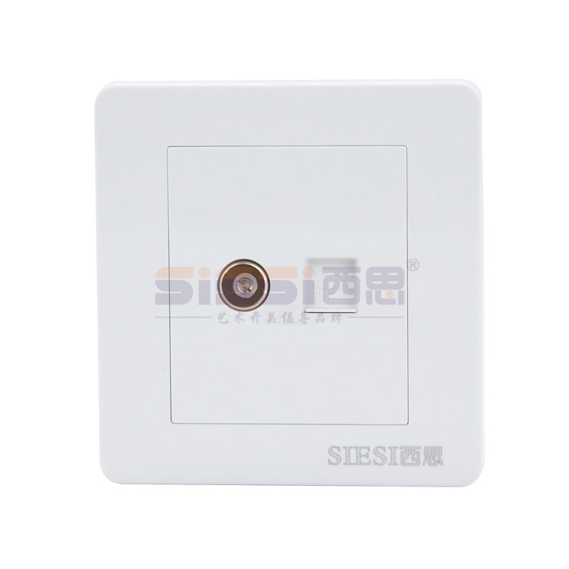 一位电视、电话插座