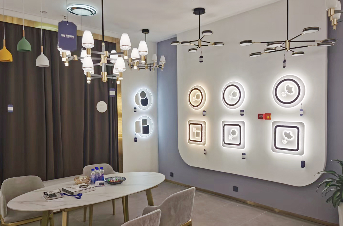 钱柜qg777照明展厅（中山古镇）